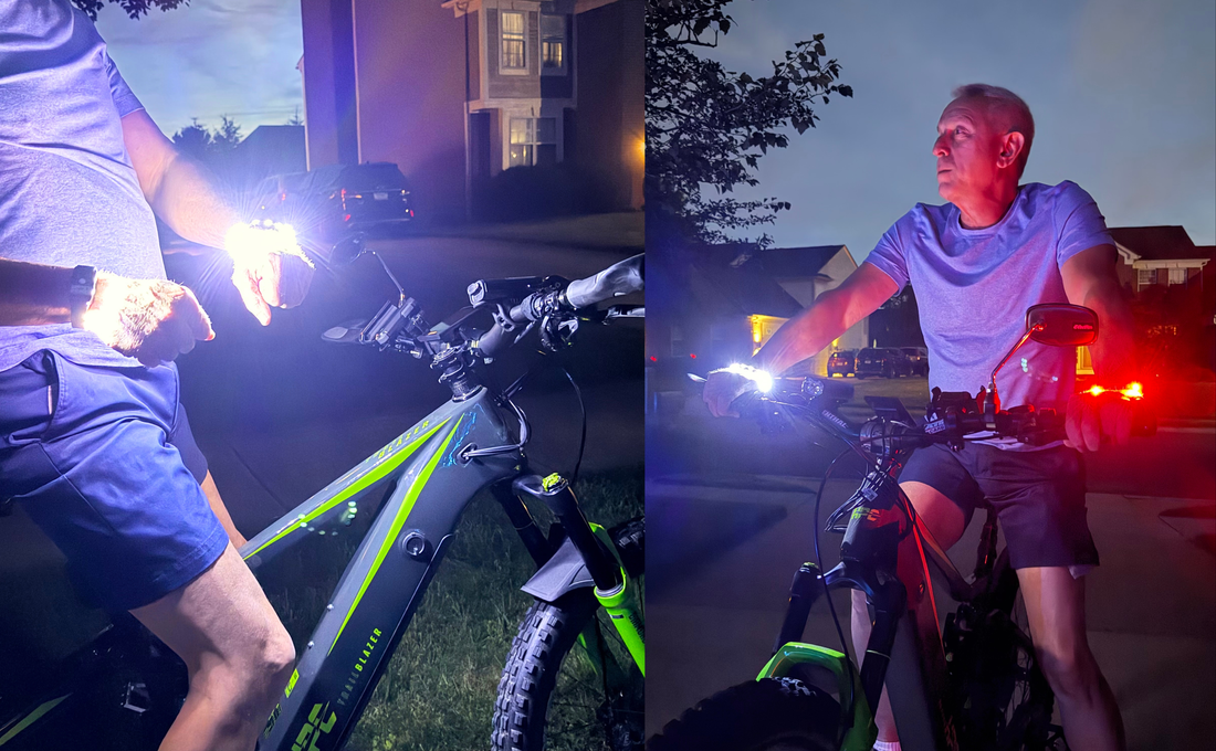 Wristbeams Wrist-Worn Hands-Free Flashlight Are Changing the Way Cyclists Ride at Night