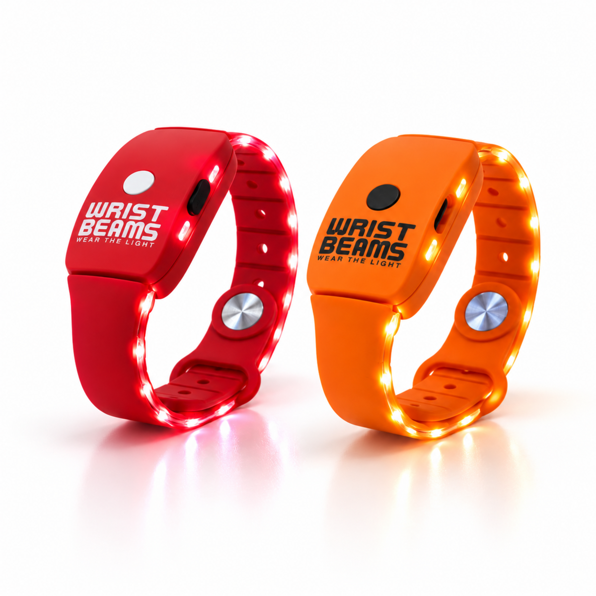 Wristbeams® Limited Edition Halloween Orange (October Only)- Wrist-Worn Hands-Free Flashlight with Red Light🎃👻🦇