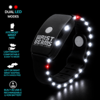 Wrist-worn Hands-free flashlight with red light - USB-C Rechargeable Flashlight - wearable wrist flashlight