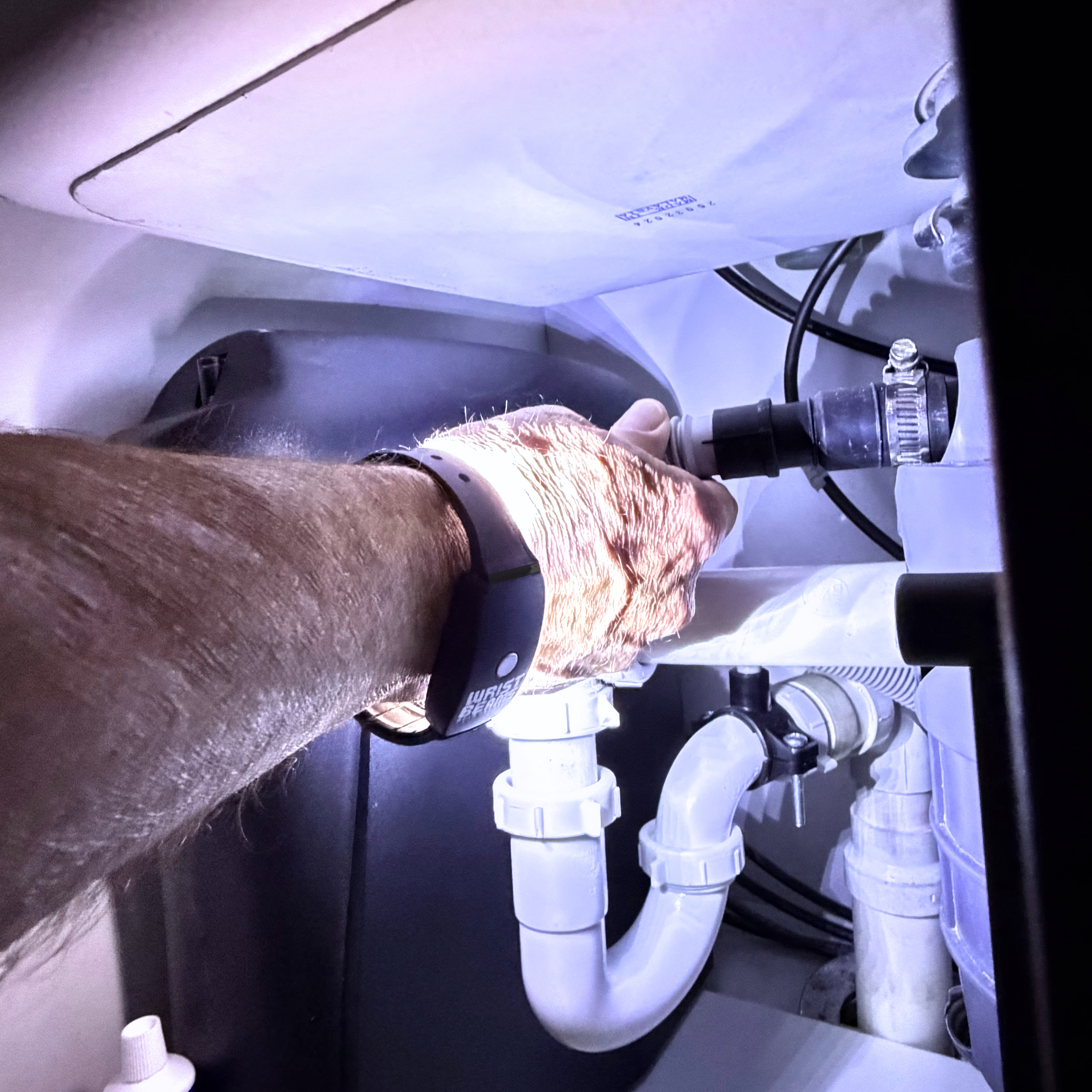 Wrist-worn Hands-Free Light Exactly Where You Need It for DIY, Repairs & Daily Life